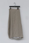marc le bihan linen skirt 2541_E21 NATUREL